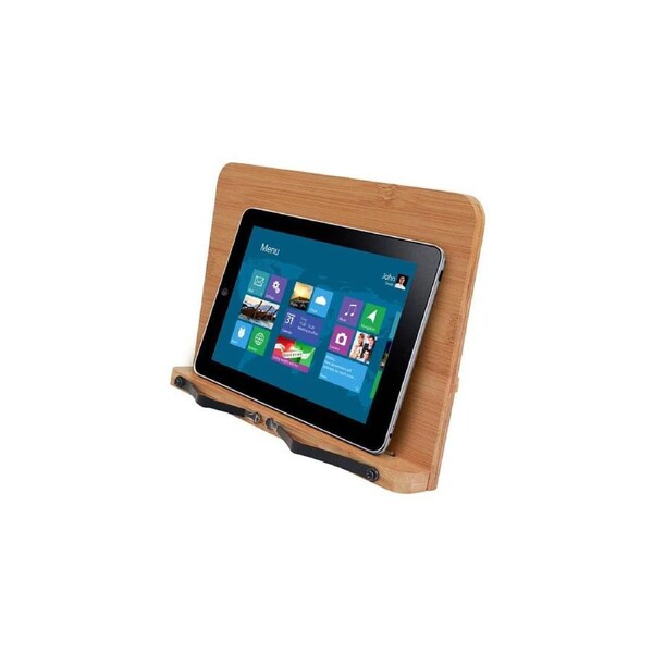 Bamboo Adjustable Reading and Tablet Stand
