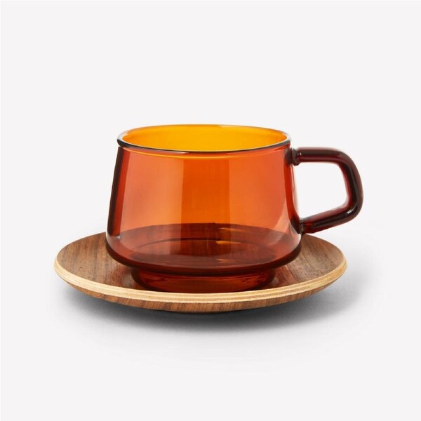 Kinto Sepia Cup & Saucer 270ml