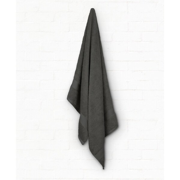 Ardor St Regis Collection 68x140cm Bath Bathroom/Toilet Cotton Charcoal