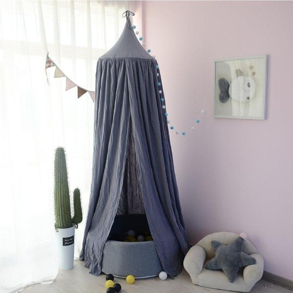 ALL 4 KIDS Aubrey Nursery Canopy - Grey