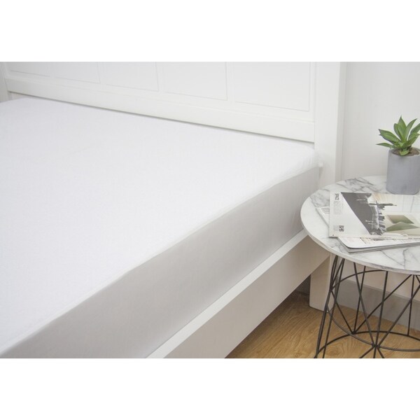 Ardor Towelling Waterproof King Bed Size Fully Fitted Mattress Protector White
