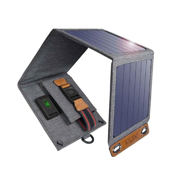 CHOETECH 14W USB Foldable Solar Panel Powered Portable Charger