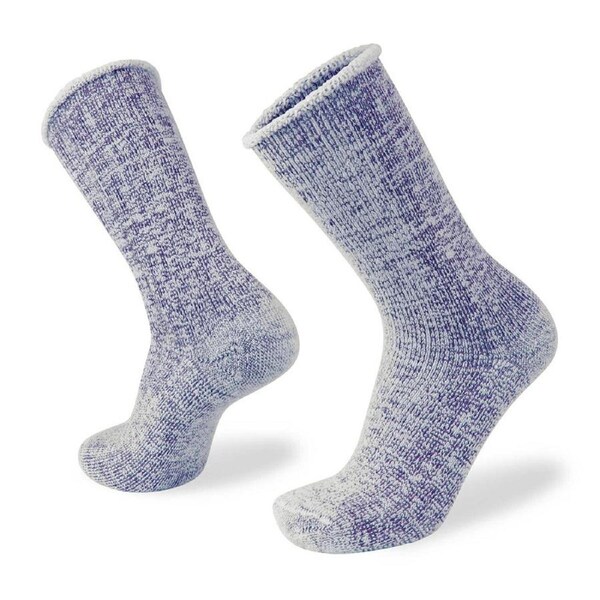 Wilderness Wear Unisex Merino Wool Everyday Socks Navy Marle Hike/Sports S 3-8
