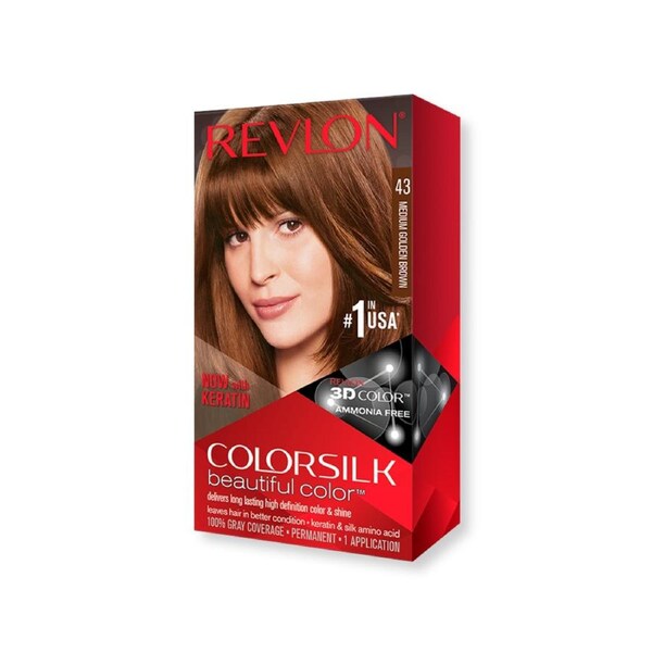 Revlon ColorSilk Beautiful Color - 43 Medium Golden Brown