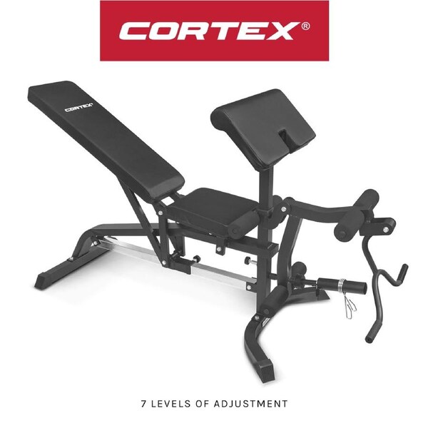CORTEX BN11 FID Bench with Preacher Curl and Leg Curl/Extension