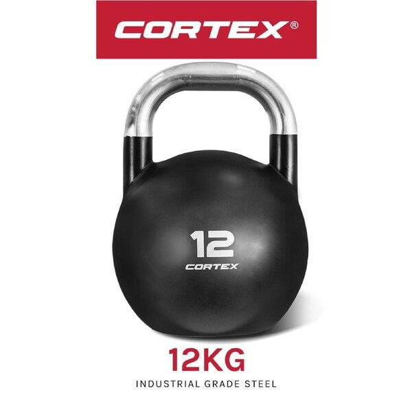 CORTEX 12kg Commercial Steel Kettlebell V2