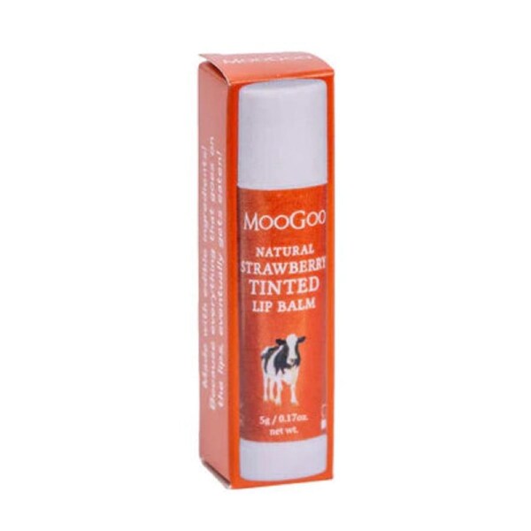 MooGoo Lip Balm - Strawberry Tinted 5g