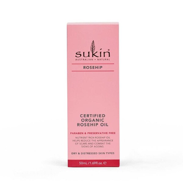 Sukin Rosehip Certified Organic Rosehip Oil 50ml