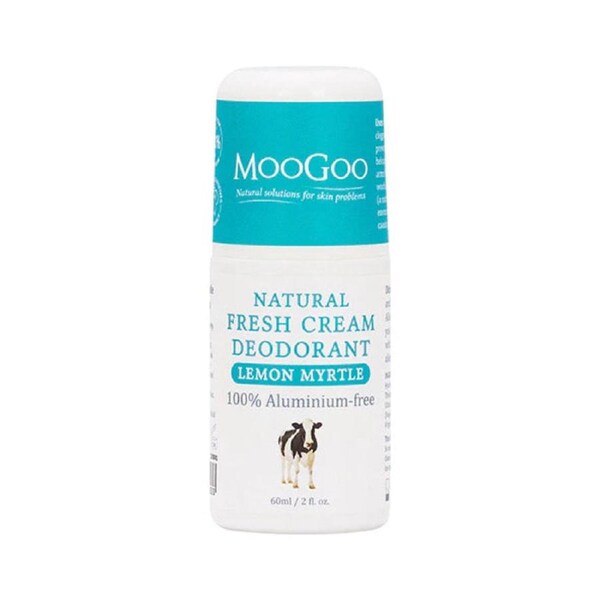 MooGoo Fresh Cream Deodorant - Lemon Myrtle 60ml
