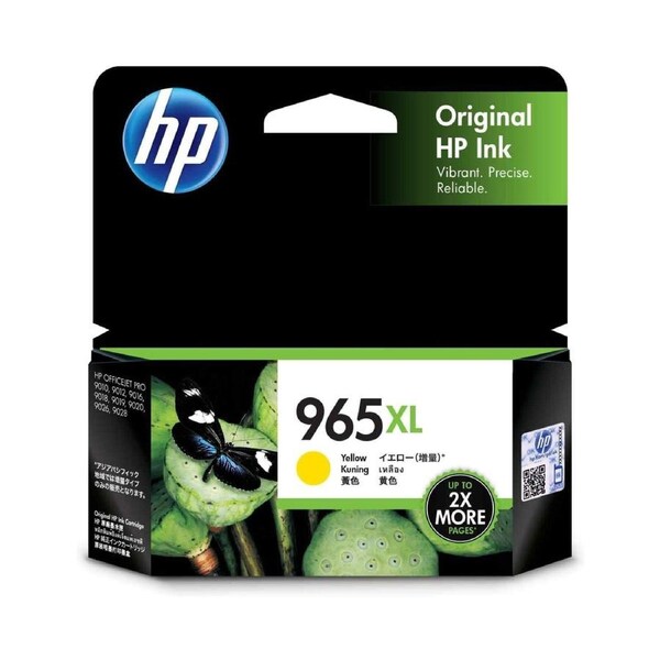 Original HP 965XL Yellow Ink Cartridge Toner Officejet 3JA83AA