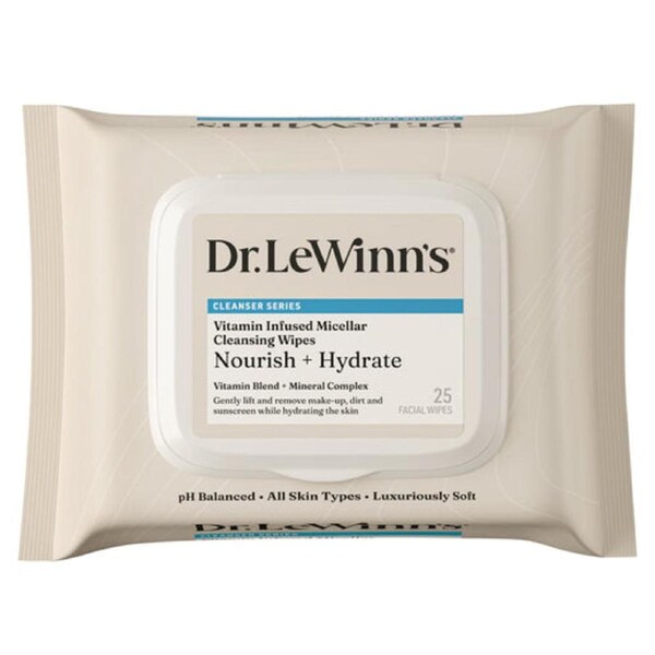 Dr Lewinn's Micellar Wipes 25Pk