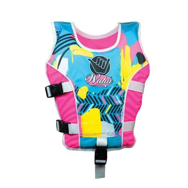 Wahu Swim/Life Vest/Jacket Child Medium Pink 20-30kg 4-5y Swimming/Water