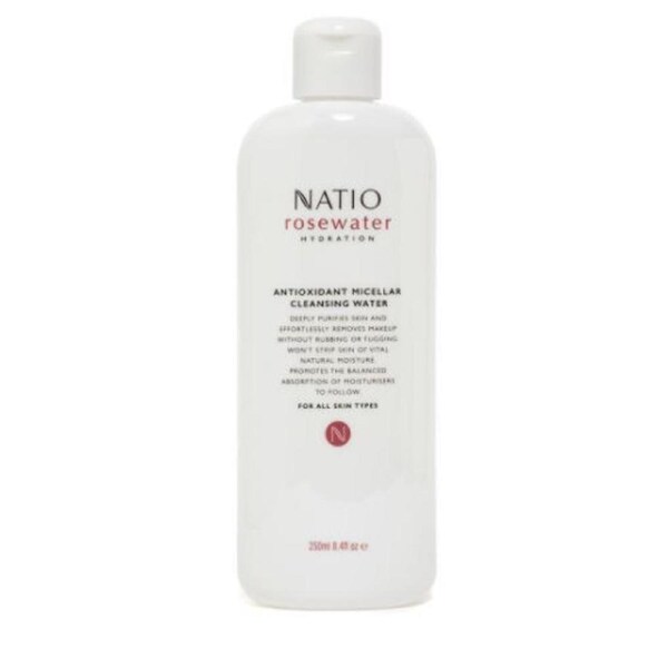 Natio Rosewater Hydration Antioxidant Micellar Cleansing Water 250ml