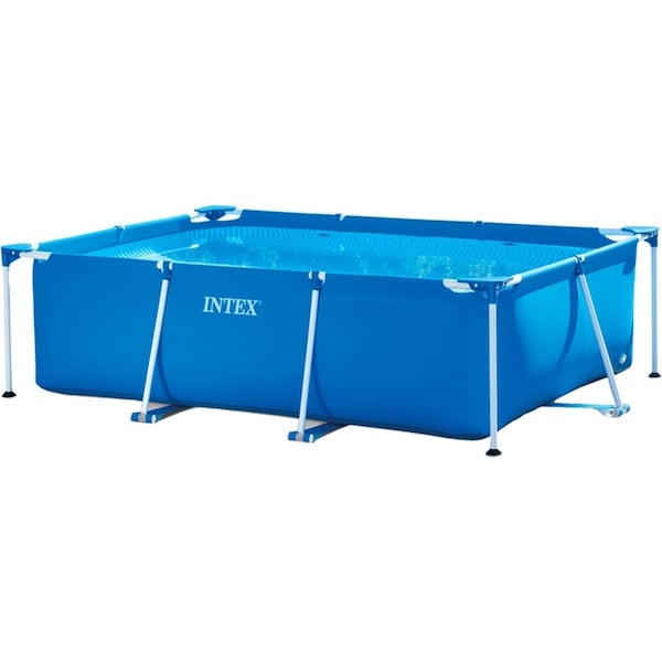 Intex 2.20x1.50m Rectangular Frame Water Play Swimming Pool Outdoor Above Ground
