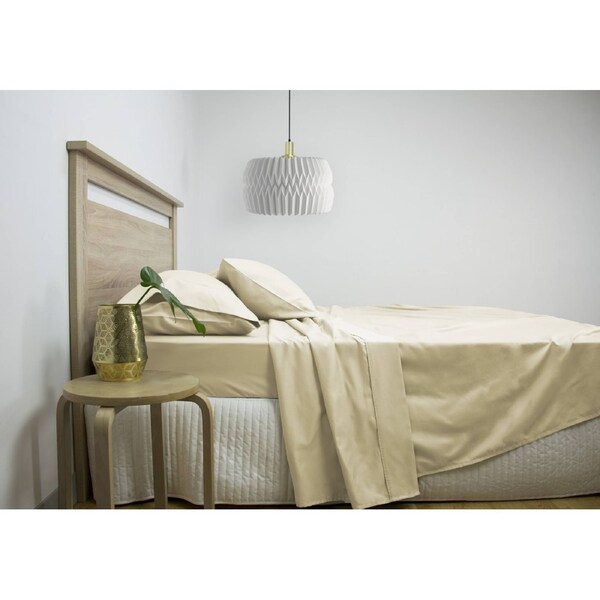Ardor 2500TC Cotton Rich King Bed Size Fitted Sheet Set w/ 2x Pillowcases Linen