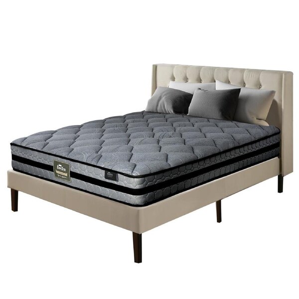 Bedra Queen Mattress Bed Mattress 3D Mesh Fabric Firm Foam Spring 22cm 7 zone