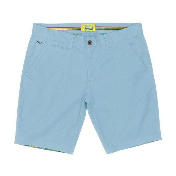 Spongebob Squarepants Mens Summer Shorts Cotton - Light Blue 32
