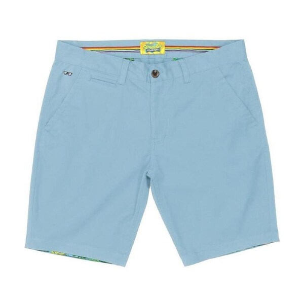 Spongebob Squarepants Mens Summer Shorts Cotton - Light Blue 38