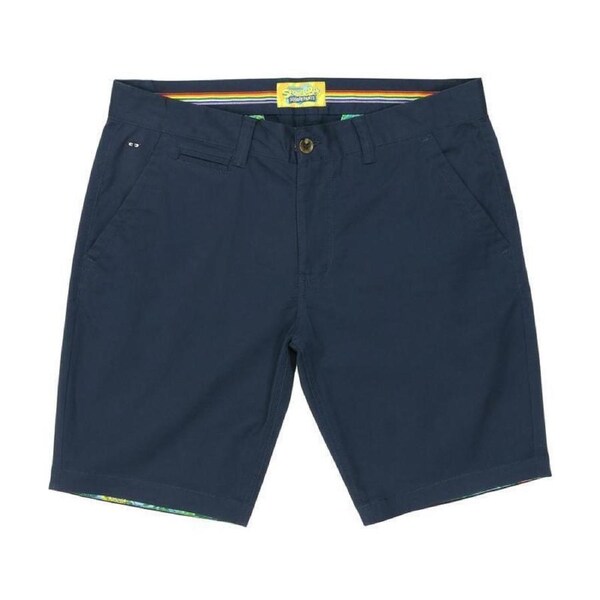 SpongeBob Squarepants Mens Cotton Shorts - Navy 32