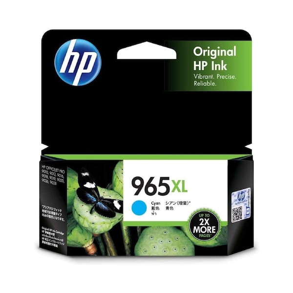 Original HP 965XL Cyan Ink Cartridge Toner Officejet 3JA81AA
