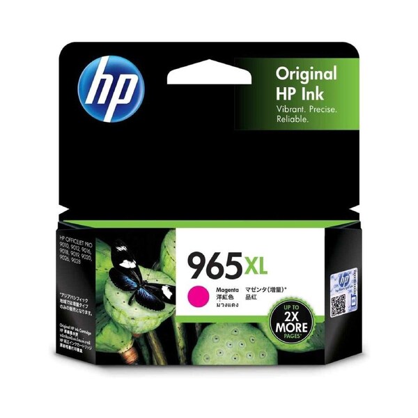 Original HP 965XL Magenta Ink Cartridge Toner Officejet 3JA82AA