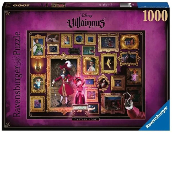 Ravensburger Puzzle 1000pc - Disney Villainous Captain Hook