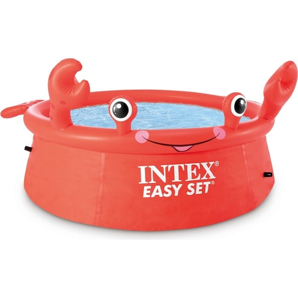 Intex 1.83m x 51cm Happy Crab Easy Set Kids/Children Swimming Inflatable Pool 2P