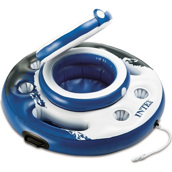 Intex Megachill Inflatable Floating Pool Drink Water Cup Holder/Chiller Cooler