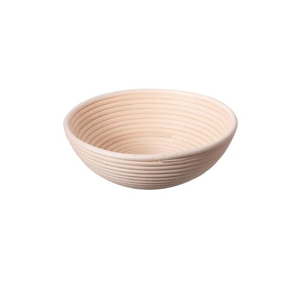 Bakemaster Round Rattan Proving Basket 25X8.5X8.5cm