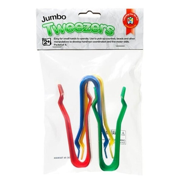 Learning Can Be Fun - Jumbo Tweezers (4 pack)