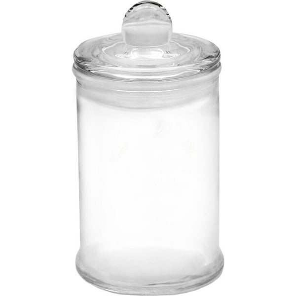 72 x 150ML Glass Apothecary Candy Jar with Lid Candy Candle Waxing Lolly Wedding