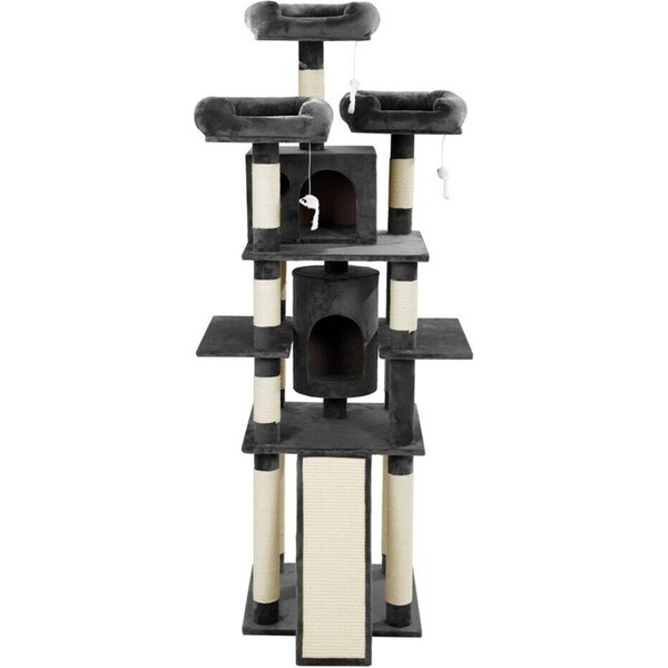 Cat Tree Scratching Post Pole Tower Condo Pet Activity Kitty Bed House 170cm