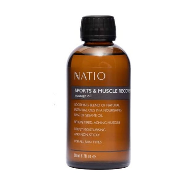 Natio Massage Oil - Sports & Muscle Recovery 200ml
