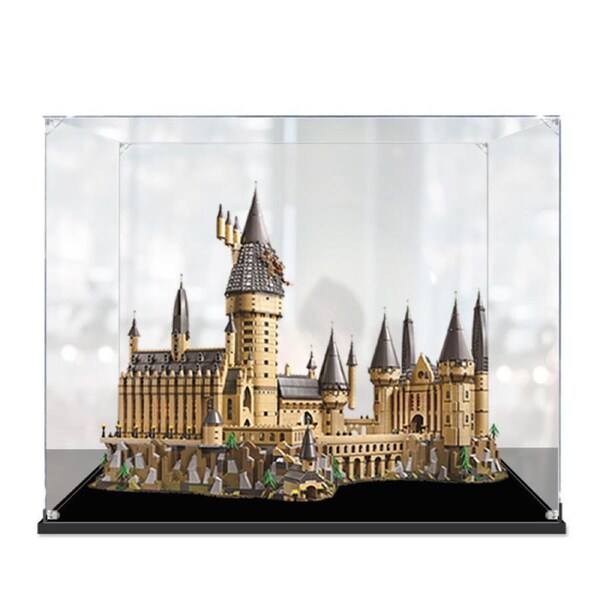 Acrylic Display Case for LEGO 71043 Harry Potter Hogwarts Castle Figure Storage Box Dust Proof Glue Free