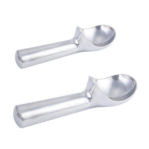 Anti-Freeze Ice Cream Scoop Non Stick Professional Polished Aluminium Spoon 2Pack