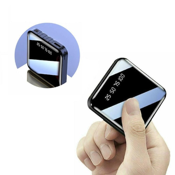 Portable 10000mAh Power Bank Mini USB Pack LED Battery Charger For Mobile Phone