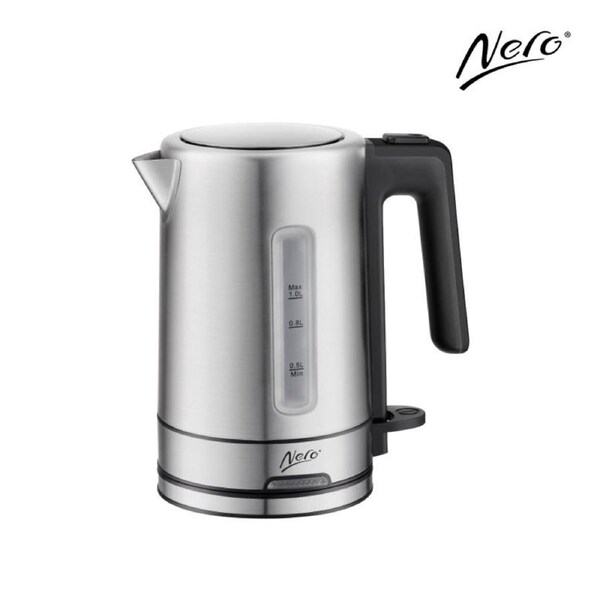Nero Select Brushed Stainless Steel Kettle 1L