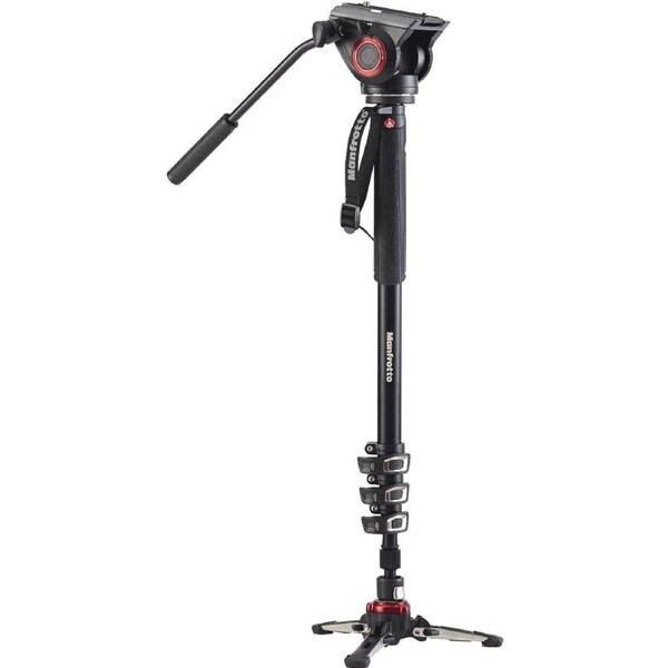 Manfrotto MVMXPRO500 MonoPod XPRO Alu 5 Sec 203cm 5kg P/Ld Fluidtechbase, MVH500AH Head