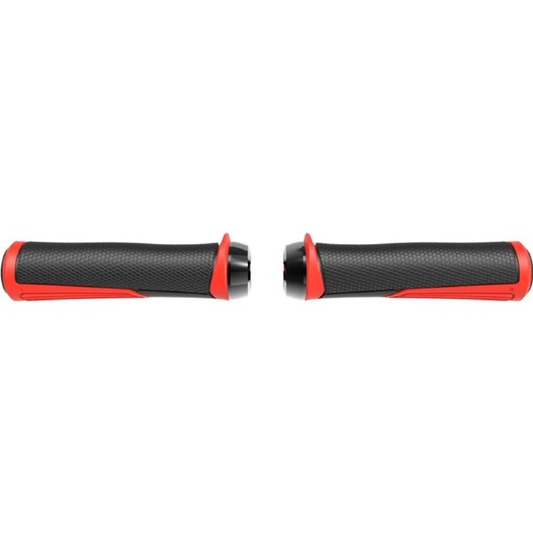 BBB Cycling Cobra Grips 142mm Black/Red - Black/Red Size 142mm