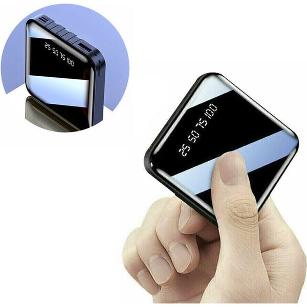 Portable 10000mAh Power Bank Mini USB Pack LED Battery Charger For Mobile Phone