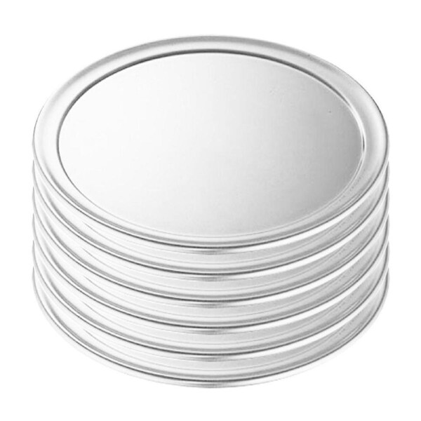 SOGA 6X 14-inch Round Aluminum Steel Pizza Tray Home Oven Baking Plate Pan