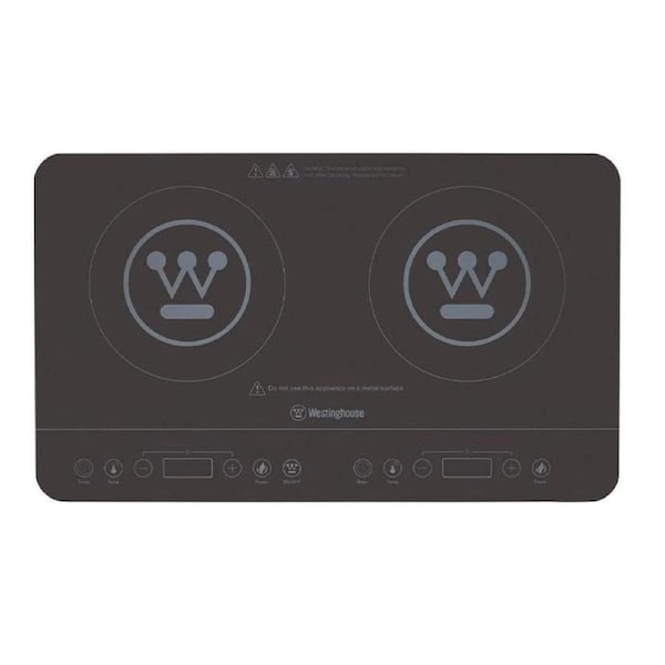 Westinghouse 2400W Twin Induction Touchscreen Cooktop / Hot plate - Black