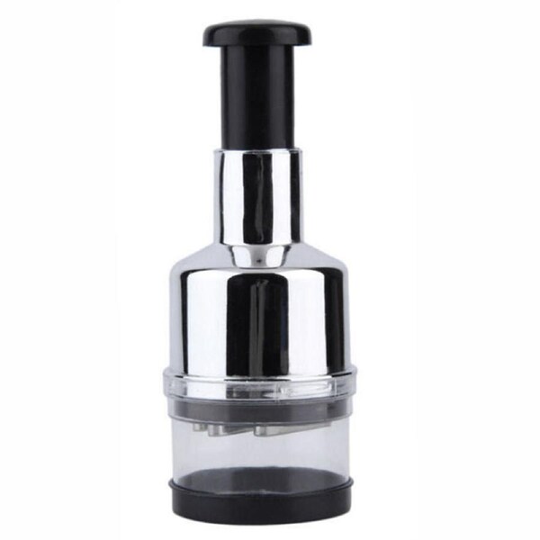 Onion Chopper Hand Chopper for Vegetables - Stainless Steel Nut Chopper Manual Hand Food Chopper Handheld Food Chopper