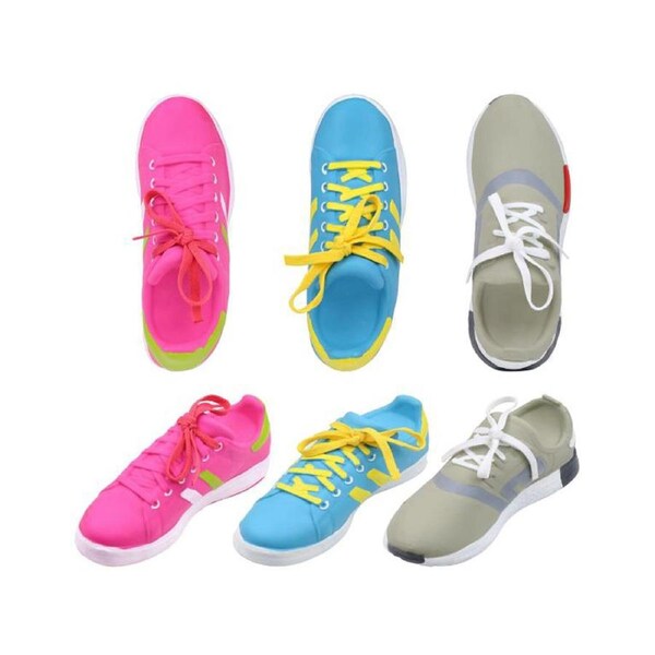 3PK Dog Puppy Play Toys Squeaky Latex Shoes Pet Chewing Bite Toy Training Gift