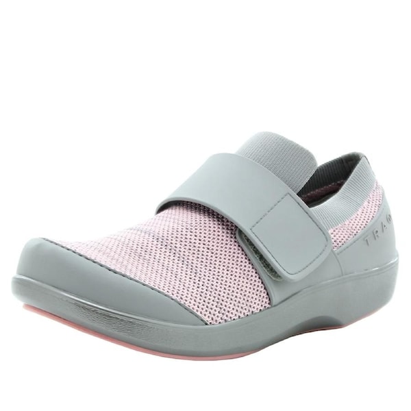 Traq By Alegria Womens Qwik Smart Comfort Walking Shoe Sneaker - Pink Multi EUR 37