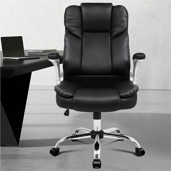 Alfordson Office Chair Executive Computer Gaming Racer PU Leather Work Seat