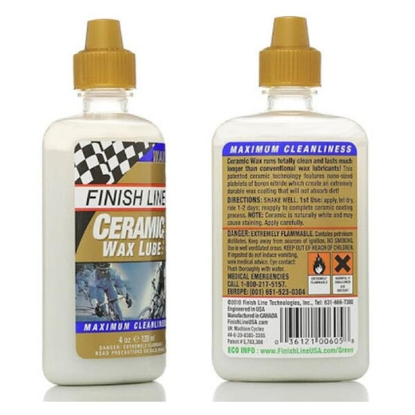 Finish Line Bike Bicycle Ceramic Wax Lube 4 Oz