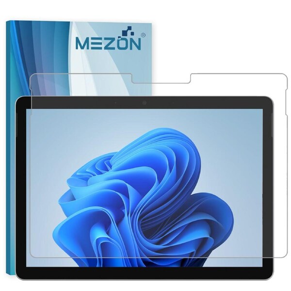 [3 Pack] Microsoft Surface Go 3 (10.5") Anti-Glare Matte Film Screen Protector by MEZON – Case and Surface Pen Friendly, Shock Absorption