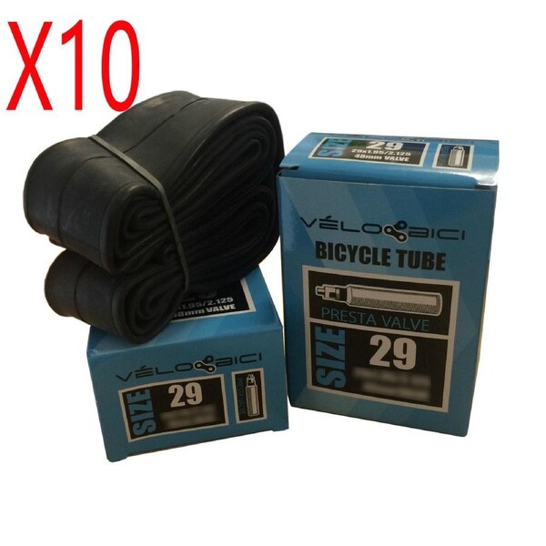 10 X Velobici 29" Mtb Inner Tube 29 X 1.75/2.35 F/V 48Mm French/Presta Valve