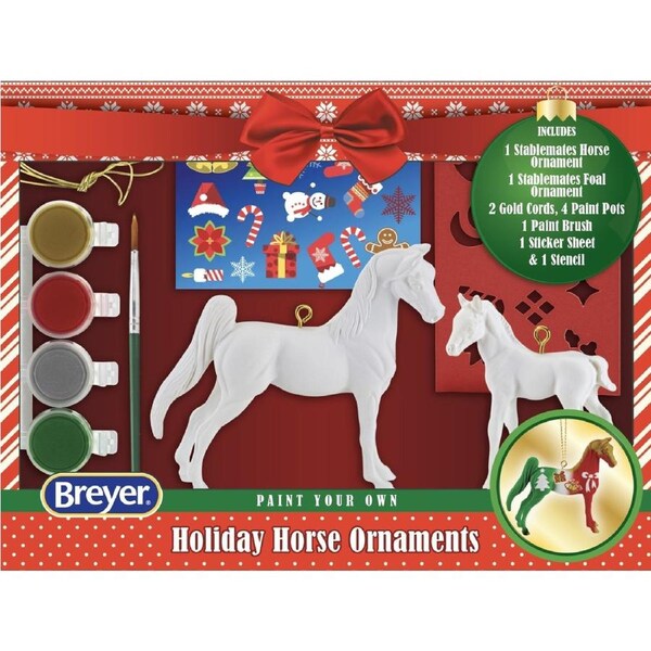 Breyer Horses Holiday Horse Christmas Ornaments Paint Your Own Craft Kit 700721